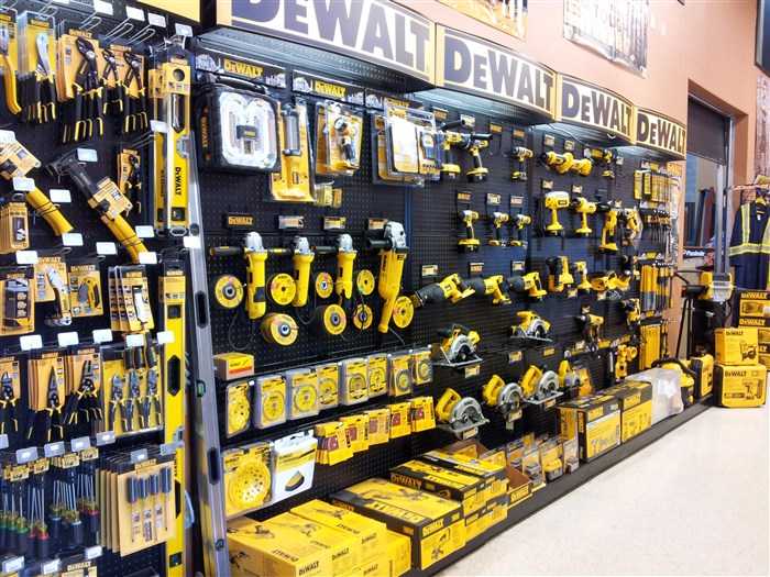 Hardware store tools.